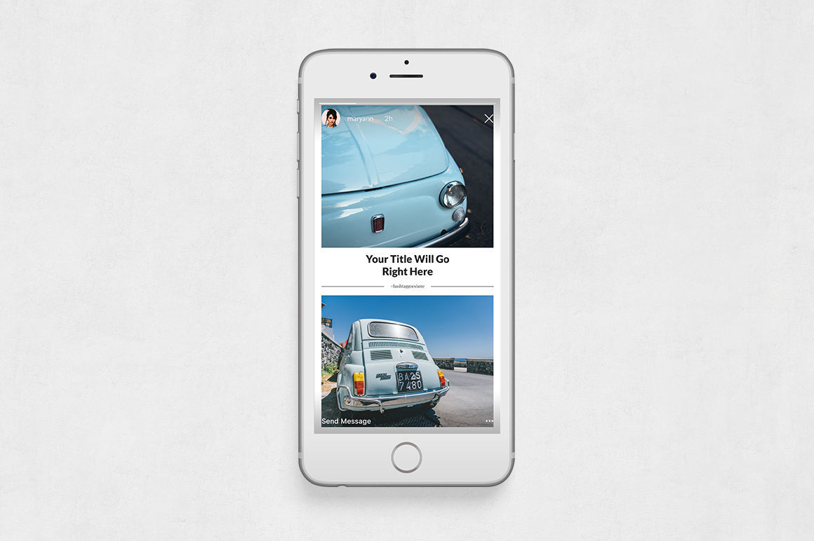 Classic Cars Animated Instagram Stories