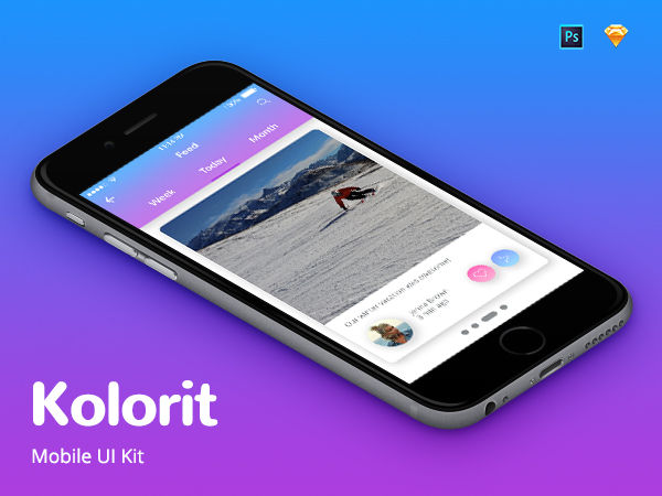 Kolorit Mobile UI Kit