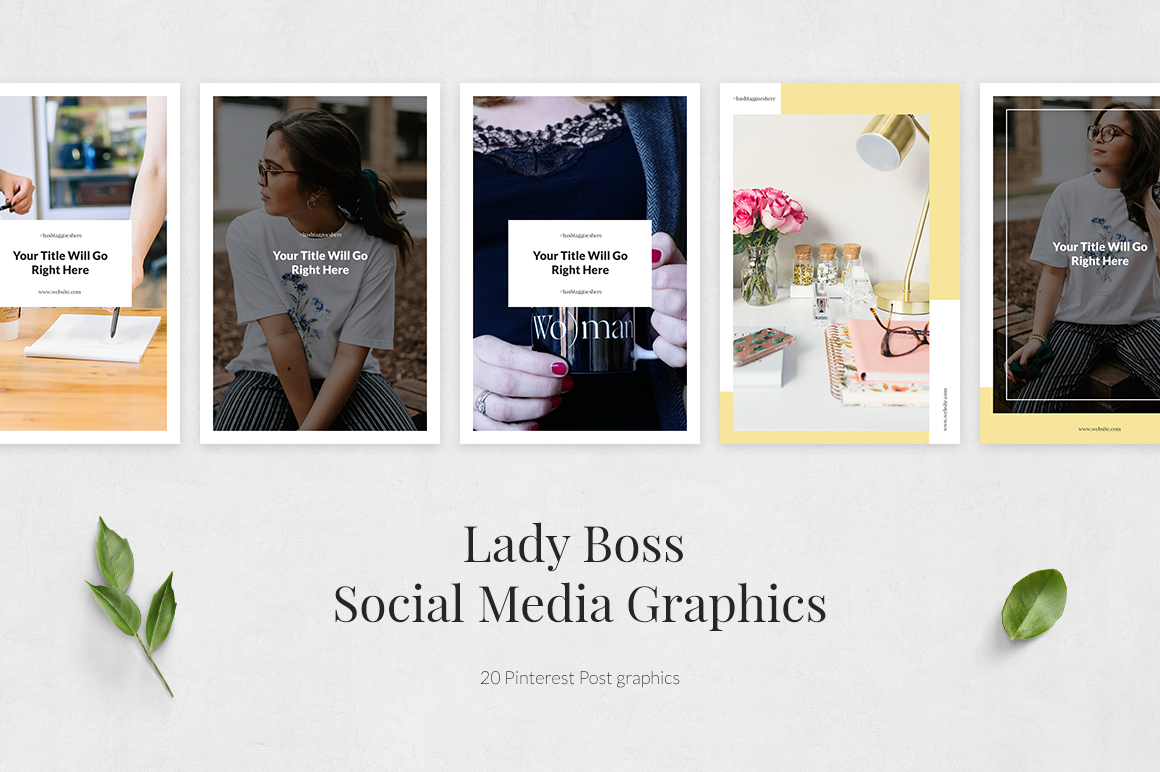 Lady Boss Pinterest Posts
