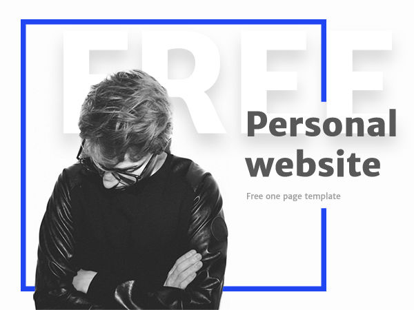 Personal - Free One Page Template