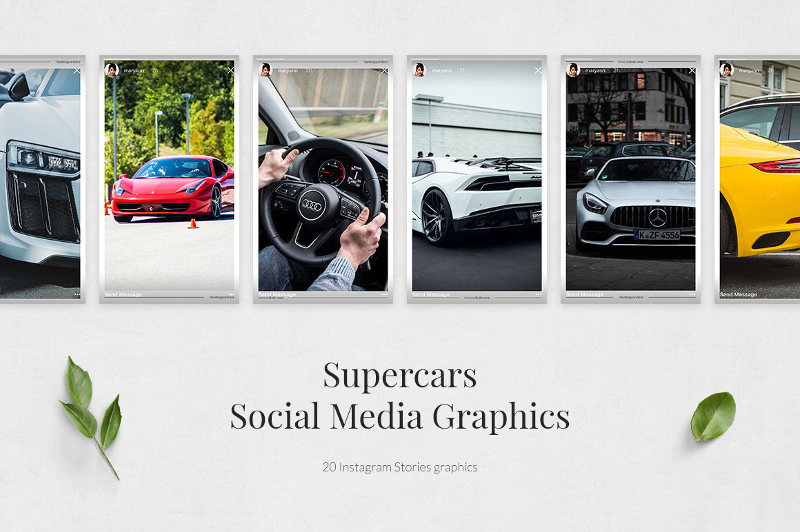 supercars Instagram Stories