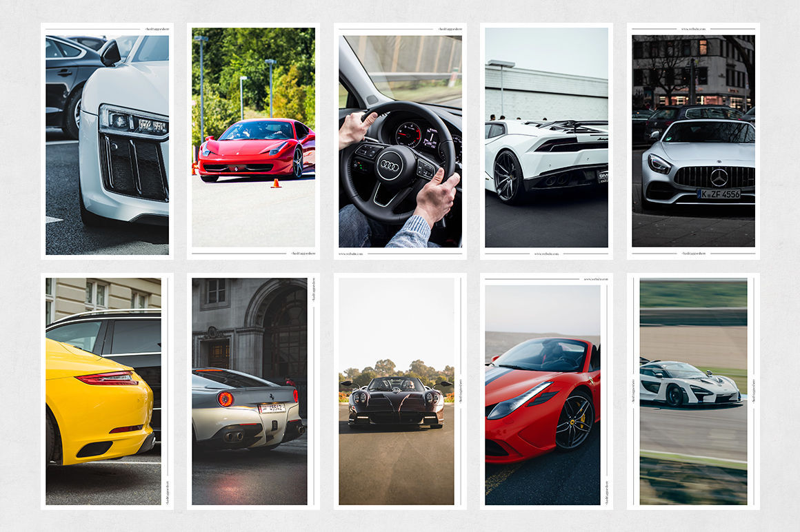 supercars Instagram Stories
