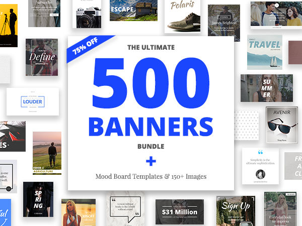 500 Banners Bundle